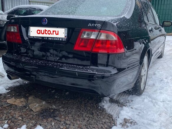 2003 Saab 9-5 I Рестайлинг, чёрный, 850000 рублей - вид 8