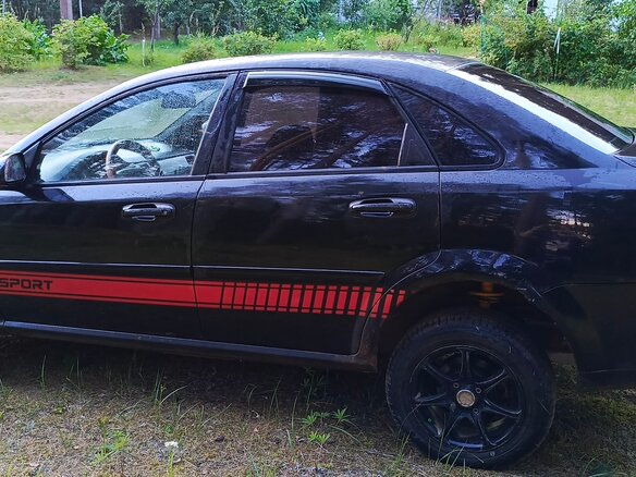2005 Chevrolet Lacetti I, чёрный, 380000 рублей - вид 3