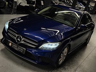 2019 Mercedes-Benz C-Класс 180 IV (W205) Рестайлинг, синий, 2450000 рублей, вид 4