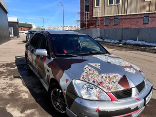 2005 Mitsubishi Lancer IX, серебристый, 220000 рублей, вид 3