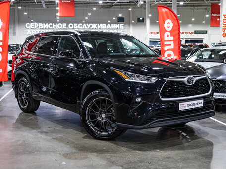 2020 Toyota Highlander IV (XU70), чёрный, 4999700 рублей, вид 5