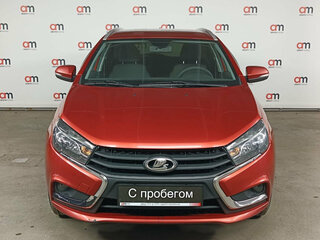 2019 Lada (ВАЗ) Vesta SW I, красный, 889000 рублей, вид 2