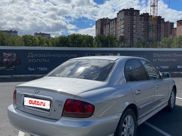 2007 Hyundai Sonata ТагАЗ IV (EF) Рестайлинг, серый, 459000 рублей - вид 3