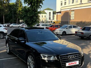 2014 Audi A8 Long III (D4) Рестайлинг, чёрный, 1800000 рублей, вид 1
