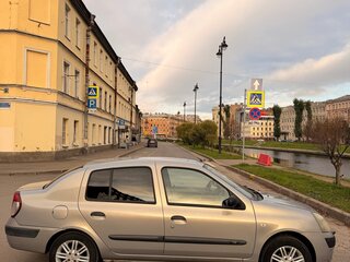 2006 Renault Symbol I Рестайлинг, серебристый, 360000 рублей, вид 3