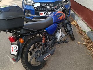 2021 Bajaj Boxer BM 150X, синий, 80000 рублей, вид 2
