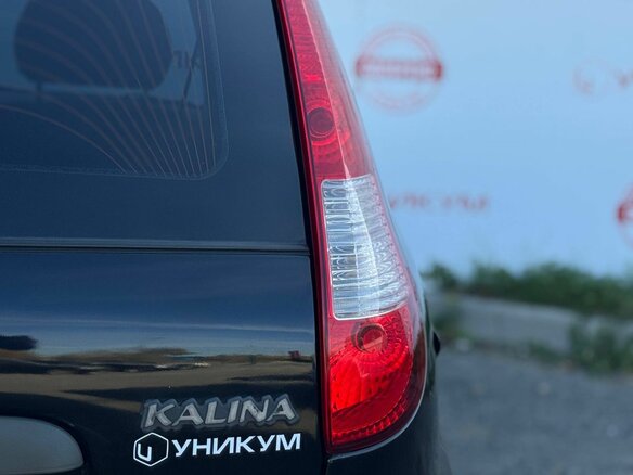 2011 Lada (ВАЗ) Kalina I, чёрный - вид 15