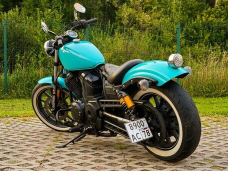 2015 Yamaha XVS950, голубой, 500000 рублей, вид 1