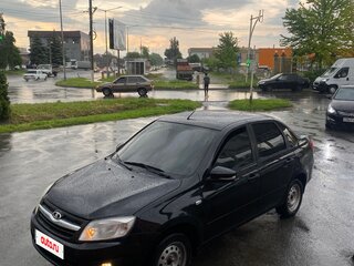 2013 Lada (ВАЗ) Granta I, чёрный, 470000 рублей, вид 2
