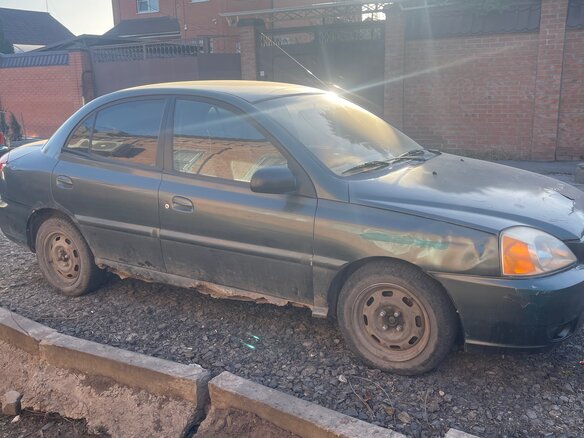 2003 Kia Rio I Рестайлинг, зелёный, 120000 рублей - вид 5