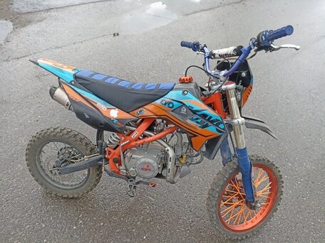 2023 Kayo Evolution YX140EM, оранжевый, 70000 рублей, вид 2