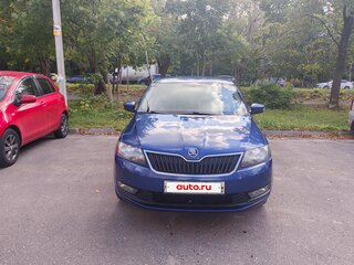 2017 Skoda Rapid I Рестайлинг, синий, 960000 рублей, вид 2