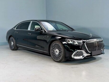 2026 Mercedes-Benz Maybach S-Класс 680 II (Z223) Рестайлинг, чёрный, вид 1