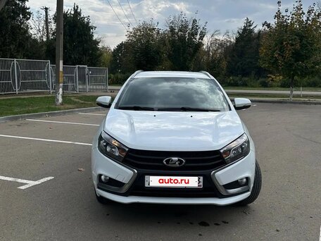 2019 Lada (ВАЗ) Vesta SW I, белый, 850000 рублей, вид 2