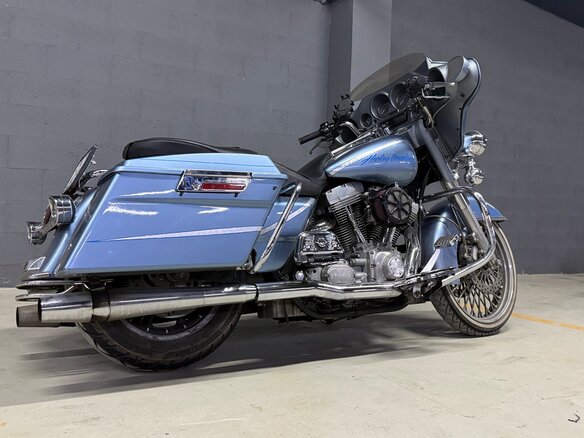 2004 Harley-Davidson Street Glide, голубой, 870000 рублей - вид 7