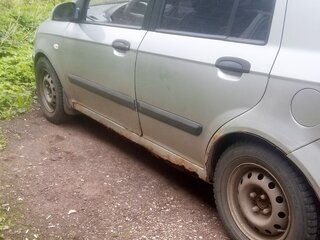 2003 Hyundai Getz I, серебристый, 250000 рублей, вид 2