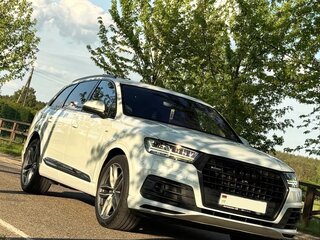 2017 Audi Q7 II (4M), белый, 3300000 рублей, вид 3