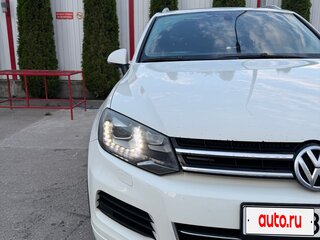 2010 Volkswagen Touareg II, белый, 1300000 рублей, вид 3