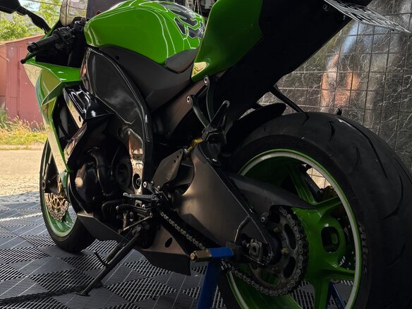 2007 Kawasaki ZX-10R Ninja, зелёный, 735000 рублей - вид 10