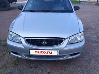 2006 Hyundai Accent ТагАЗ II, серебристый, 215000 рублей, вид 2