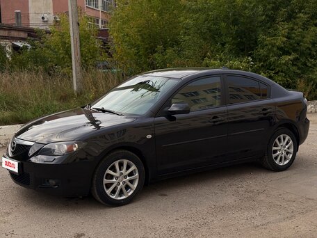 2008 Mazda 3 I (BK) Рестайлинг, чёрный, 620000 рублей, вид 2