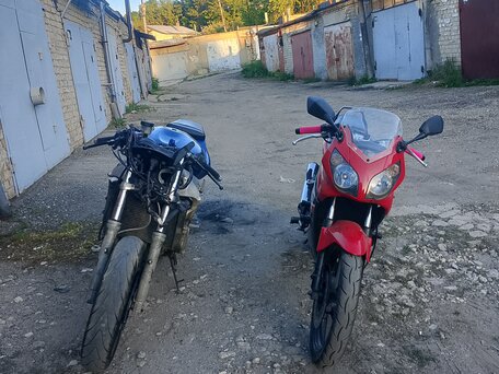 1999 Yamaha YZF-R6, синий, 200000 рублей, вид 4