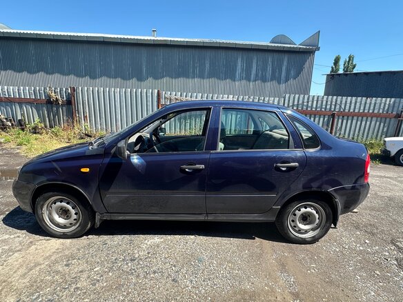 2007 Lada (ВАЗ) Kalina I, синий, 240000 рублей - вид 4