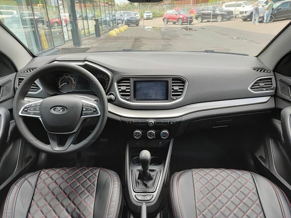 2023 Lada (ВАЗ) Vesta I Рестайлинг (NG), чёрный - вид 13