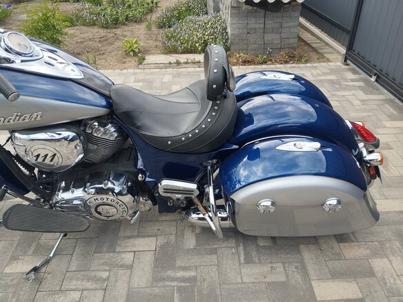 2017 Indian Springfield, синий, 1080000 рублей - вид 9