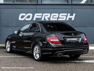 2013 Mercedes-Benz C-Класс 180 III (W204) Рестайлинг, чёрный, 1464000 рублей, вид 2