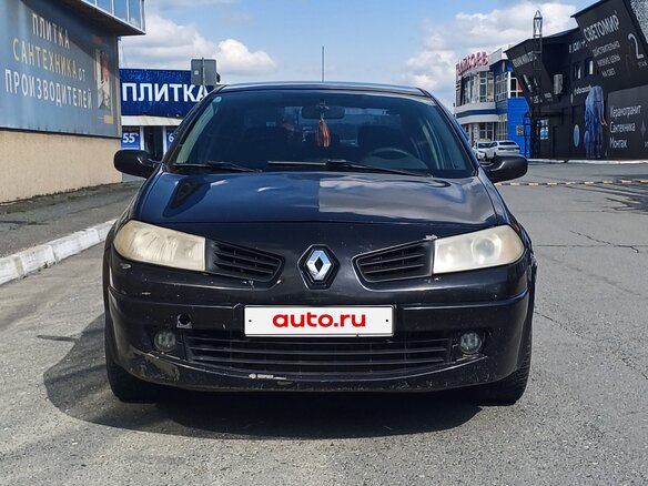 2007 Renault Megane II Рестайлинг, чёрный, 210000 рублей