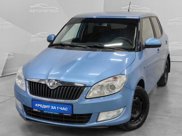 2013 Skoda Fabia II Рестайлинг, голубой, 670000 рублей - вид 22