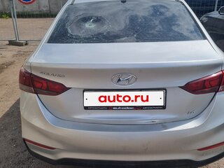 2019 Hyundai Solaris II, серебристый, 685000 рублей, вид 3