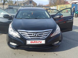 2012 Hyundai Sonata VI (YF), чёрный, 890000 рублей, вид 4
