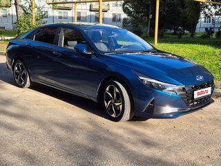 2021 Hyundai Elantra VII (CN7), синий, 1780000 рублей, вид 5