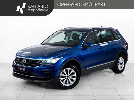 2021 Volkswagen Tiguan II Рестайлинг, синий, 2703000 рублей, вид 1