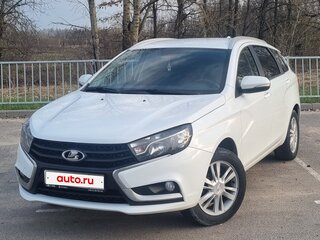 2017 Lada (ВАЗ) Vesta SW I, белый, 880000 рублей, вид 2