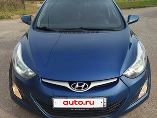 2014 Hyundai Elantra V (MD) Рестайлинг, синий, 1000000 рублей, вид 1