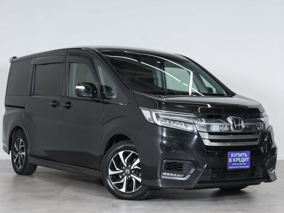 2017 Honda Stepwgn V Рестайлинг, чёрный