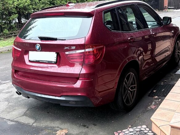 2012 BMW X3 20d xDrive II (F25), красный, 2500000 рублей - вид 5