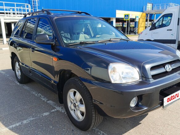 2008 Hyundai Santa Fe Classic Classic, чёрный, 830000 рублей - вид 1