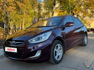 2013 Hyundai Solaris I, фиолетовый, 690000 рублей, вид 1