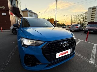 2019 Audi Q3 35 TFSI II (F3), голубой, 3350000 рублей, вид 3