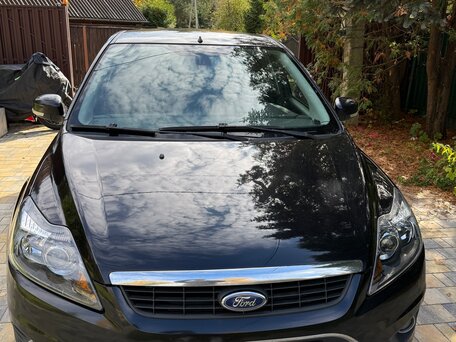 2010 Ford Focus II Рестайлинг, чёрный, 630000 рублей, вид 2
