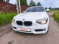 2013 BMW 1 серии 116i II (F20/F21), белый, 1400000 рублей