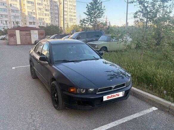 1997 Mitsubishi Galant VII, чёрный, 280000 рублей - вид 1