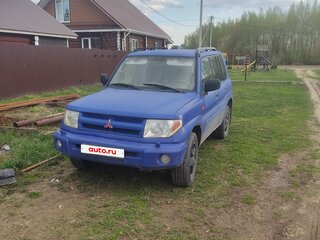 2002 Mitsubishi Pajero Pinin, синий, 390000 рублей, вид 1
