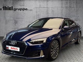 2023 Audi A5 Sportback 35 TFSI II (F5) Рестайлинг, синий, 3850000 рублей, вид 2