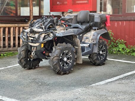2014 BRP Can-Am Outlander X MR 1000R, зелёный, 1270000 рублей, вид 3