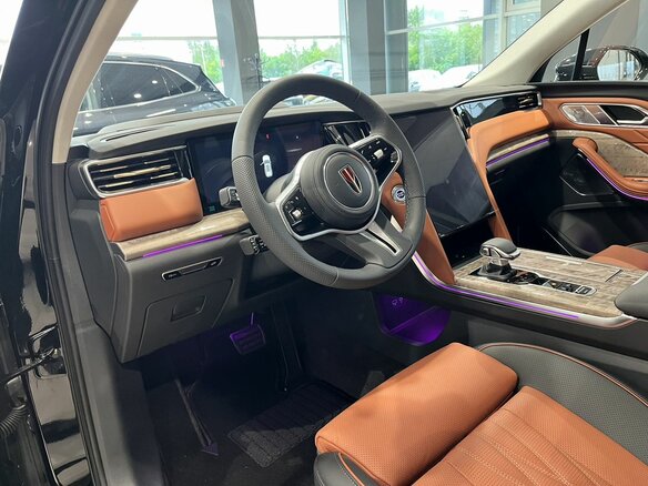 2025 Hongqi HS7 II, чёрный - вид 7